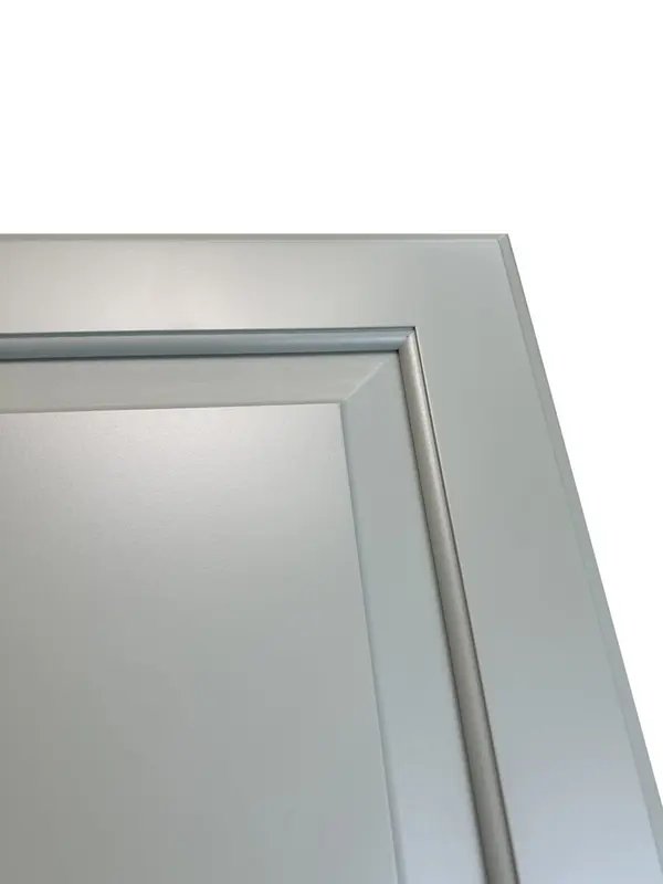 Raised panel cabinet door inside edge profile detail