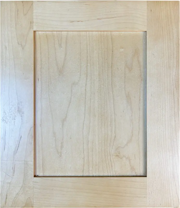 Maple shaker cabinet door