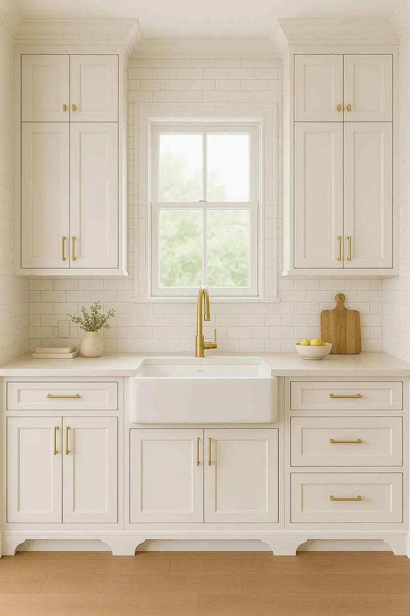 Inset cabinet door style with beaded face frame — high-end custom cabinetry